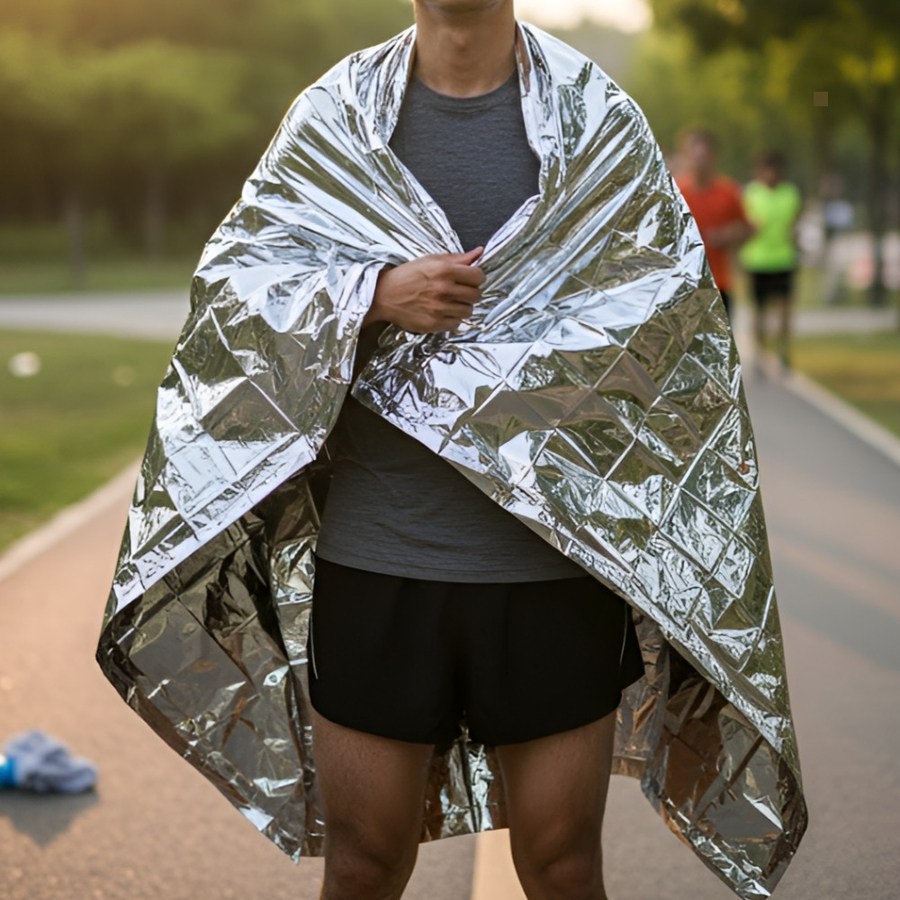 소시앤코 은박 담요 비상용 등산 러닝 재난 응급 보온 비닐 1,000원
