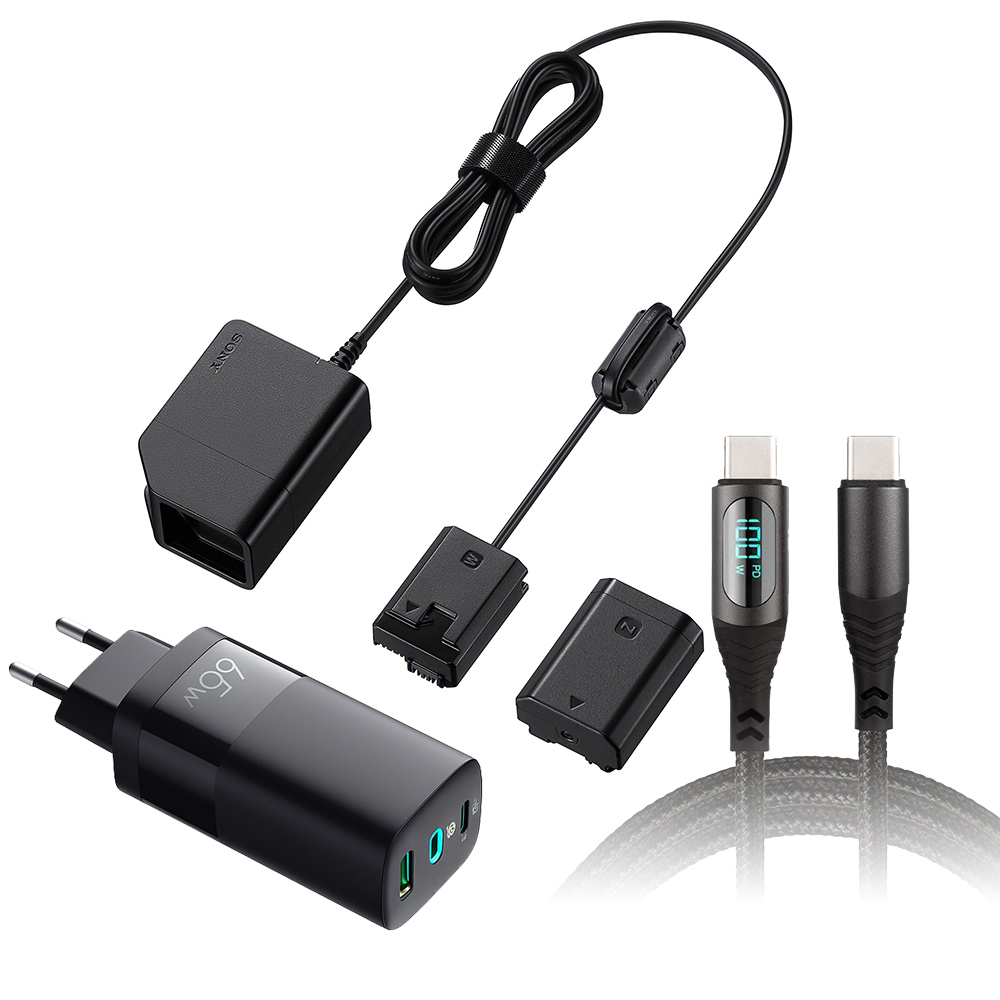 소니코리아정품 DC-C1 미러리스 상시전원 DC커플러 NP-FZ100 NP-FW50 대응, 소니 DC-C1 + 어댑터 + 케이블 패키지, 1개 209,000원