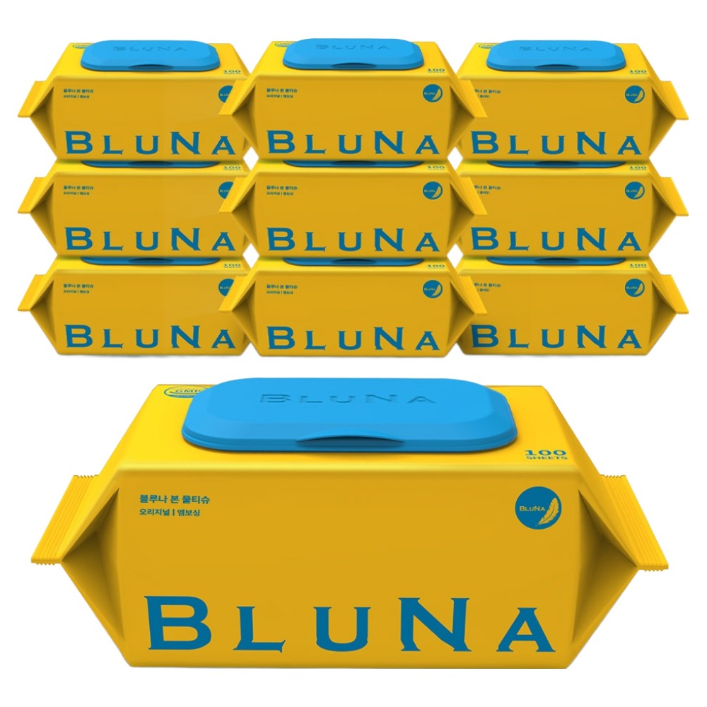 블루나 본 오리지널 유아물티슈 캡형 9,050원