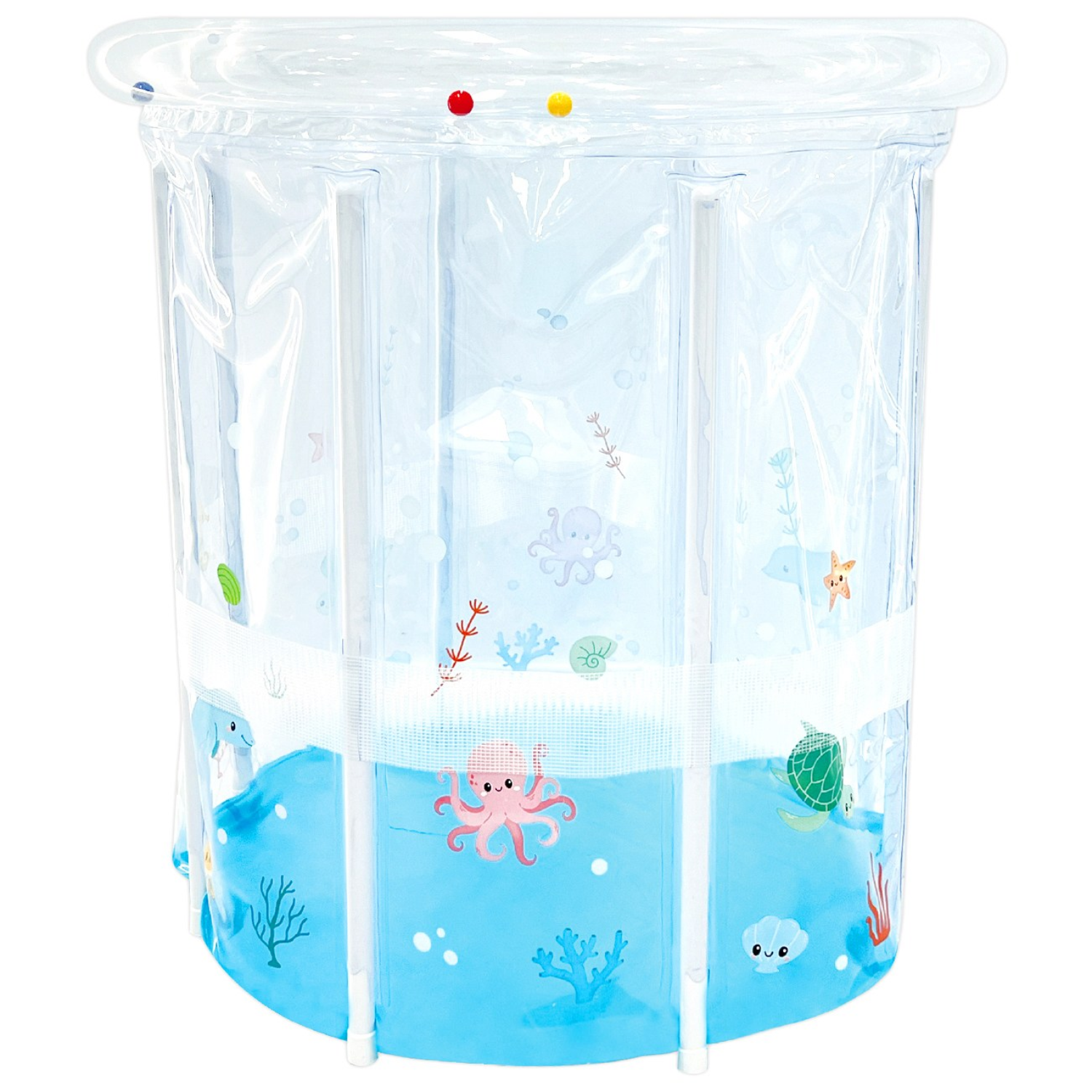 프렌테 바다친구들 아기 수영장 접이식 물놀이 목욕놀이 베이비 풀장 사계절 홈 워터파크 52,290원