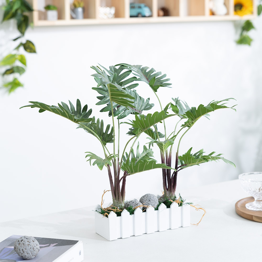 초록 공기정화 조화식물 울타리 화분 set 43cm 인테리어 실내 장식 테이블 꾸미기 소품 31,350원