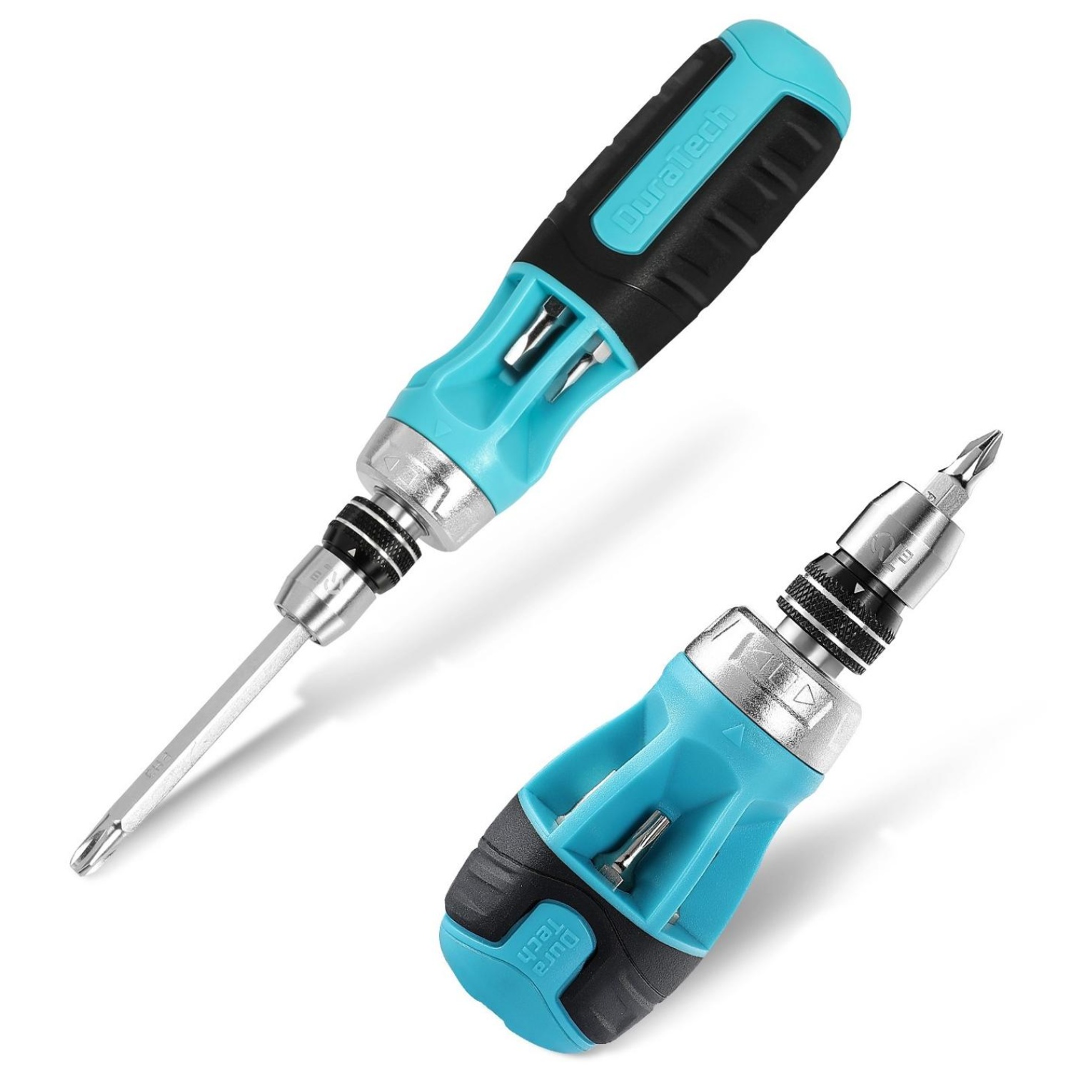 DuraTech 12 in 1 일자 십자 라쳇 드라이버세트 십자 일자 별 육각 12종 멀티비트 포함 나사돌리개 다기능 올인원 자동차 수리 가정용 휴대용 주먹드라이버 수공구, 1세트, 현재가 27,890원