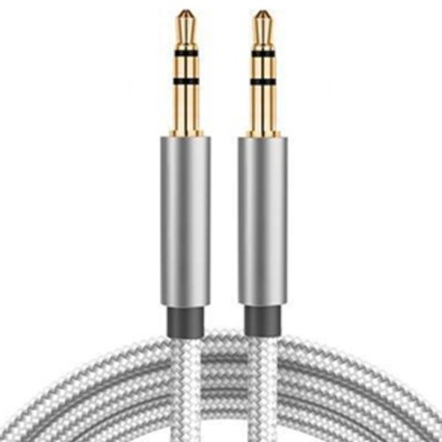 KODACHIEF 헤드폰 이어폰 케이블 3.5mm-3.5mm 1m, 오로라 실버, 1개, 단일상품 3,850원