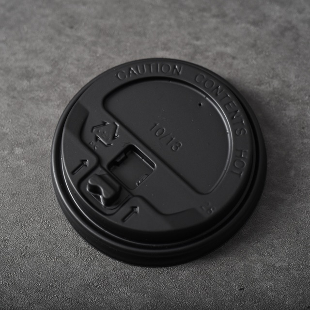 10온스 검정 개폐 종이컵 뚜껑 리드 100개 35,000원