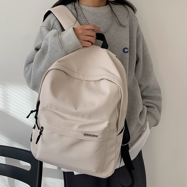 투니스 심플 단색 빅 기본 방수 백팩 8,850원