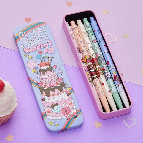 모나미 153 발렌타인 스페셜 볼펜 0.5mm 5본세트, 단품, 1개 7,800원