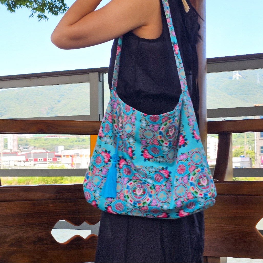 한국전통문양 에코백 안감있는 탄탄한 가방 빅사이즈 44,900원