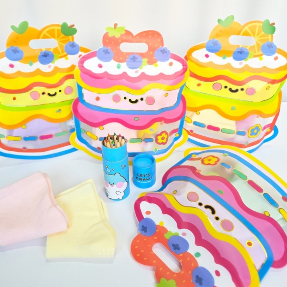 (오후4시 당일발송)키즈라인 양말 색연필 어린이집 생일선물 답례품 구디백 유치원 어린이 25,500원