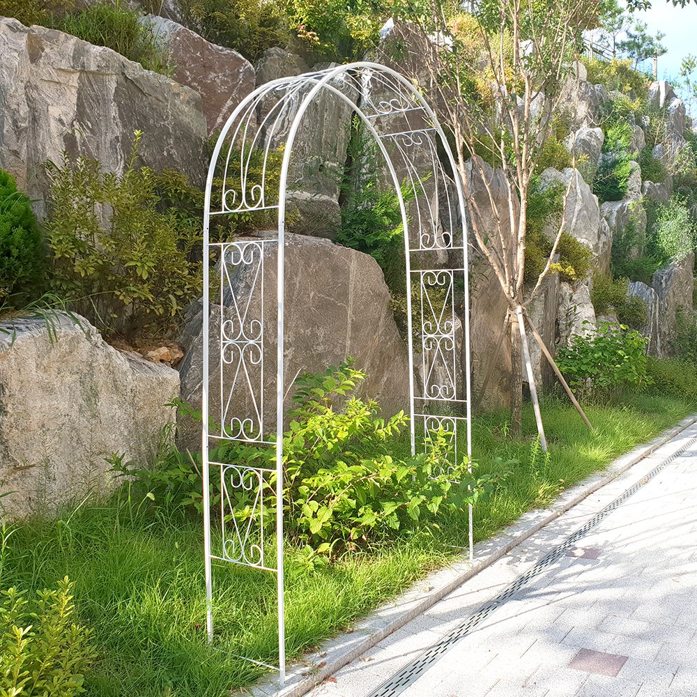 21세기트랜드 가든아치-하트(대형) 화이트, 화이트 69,190원