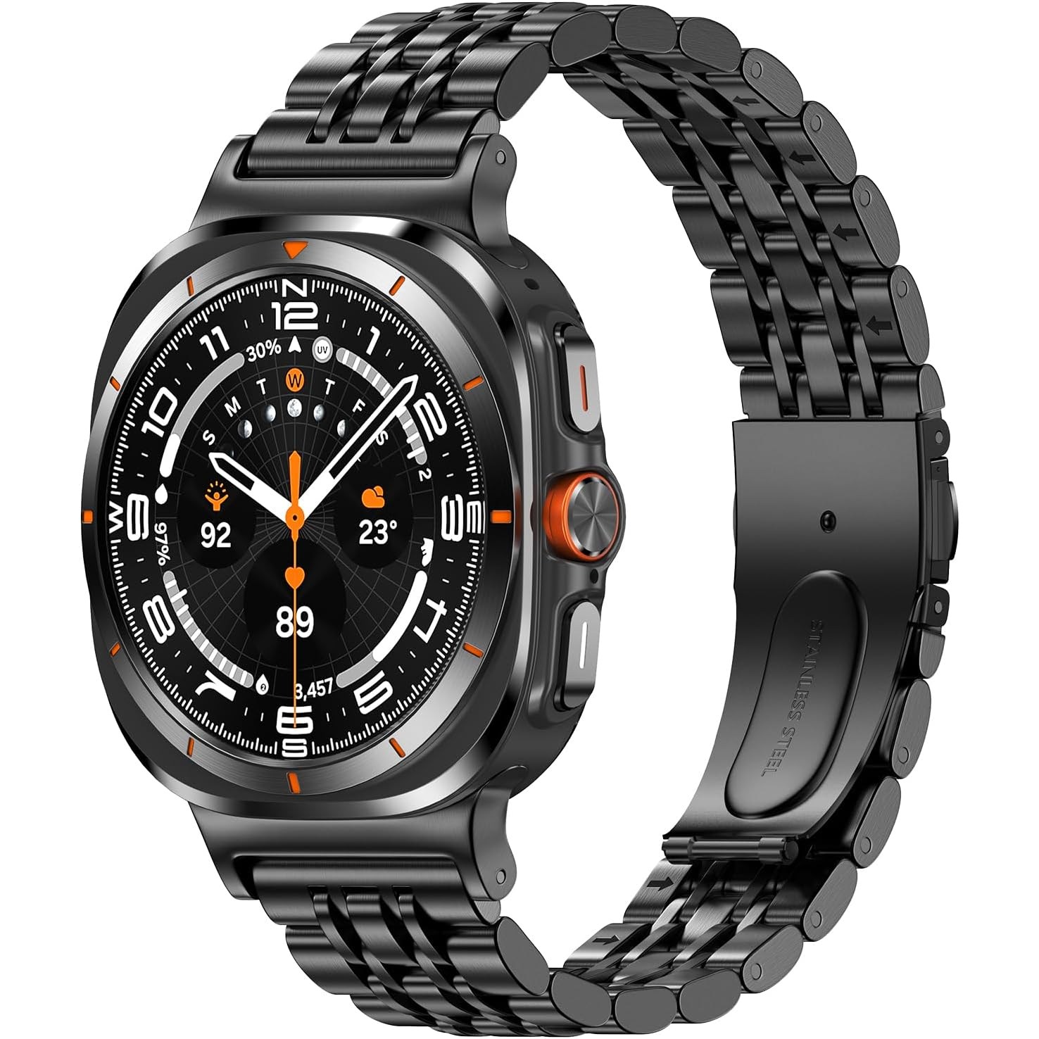 갤럭시워치7 울트라 갤럭시 워치 8 스테인리스 스틸 메탈 스트랩 47mm 밴드 19,600원