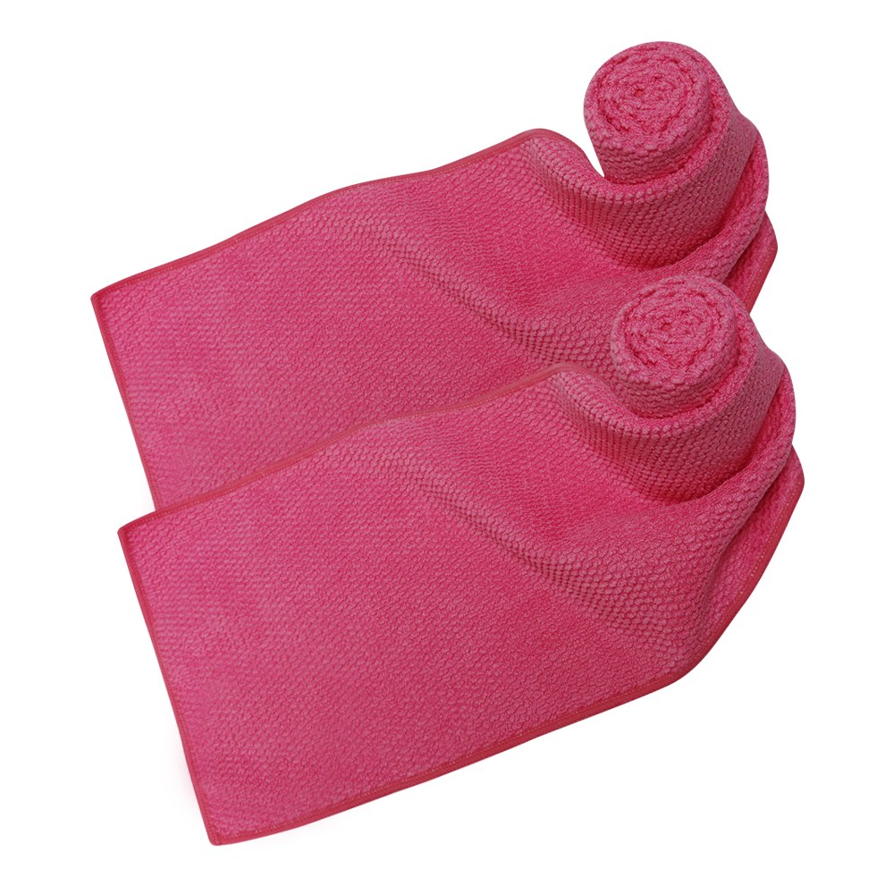 미소진 버블 고급 스포츠타올, 두꺼운 극세사 타올 20x100, 2개, 핑크 2,600원