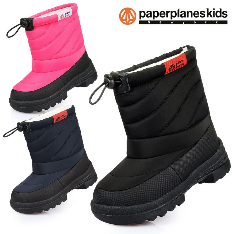 페이퍼플레인키즈 아동 겨울 패딩 부츠 유아 털 신발 키즈 방한 워커 보온 앵클 첼시 기모 가죽 33,900원