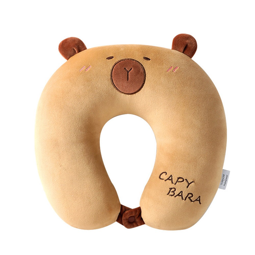 아트조이 카피바라 꿀잠 목베개 여행 차량 캠핑 사무실 낮잠 힐링 필수템 부드러운 목쿠션 넥쿠션 10,900원
