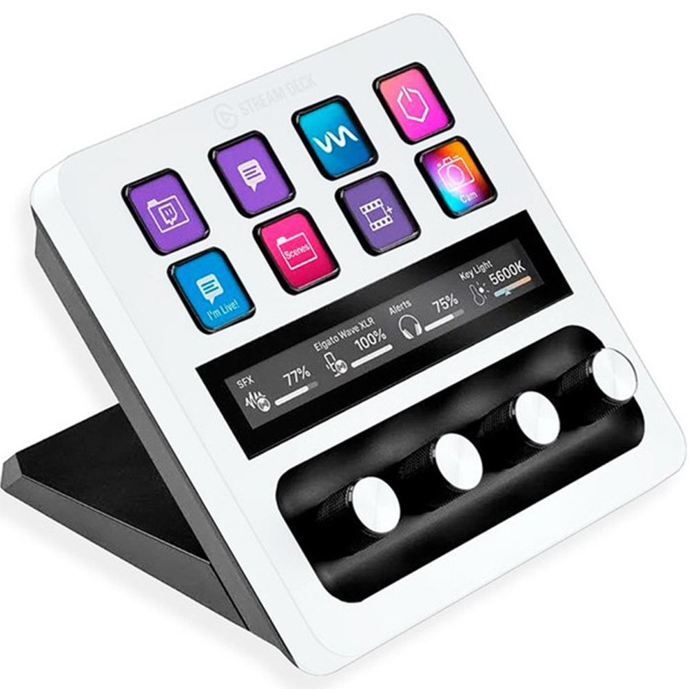 엘가토 스트림 덱 플러스 화이트 8버튼 다이얼 LCD 컨트롤러 STREAM DECK+_WH 299,000원