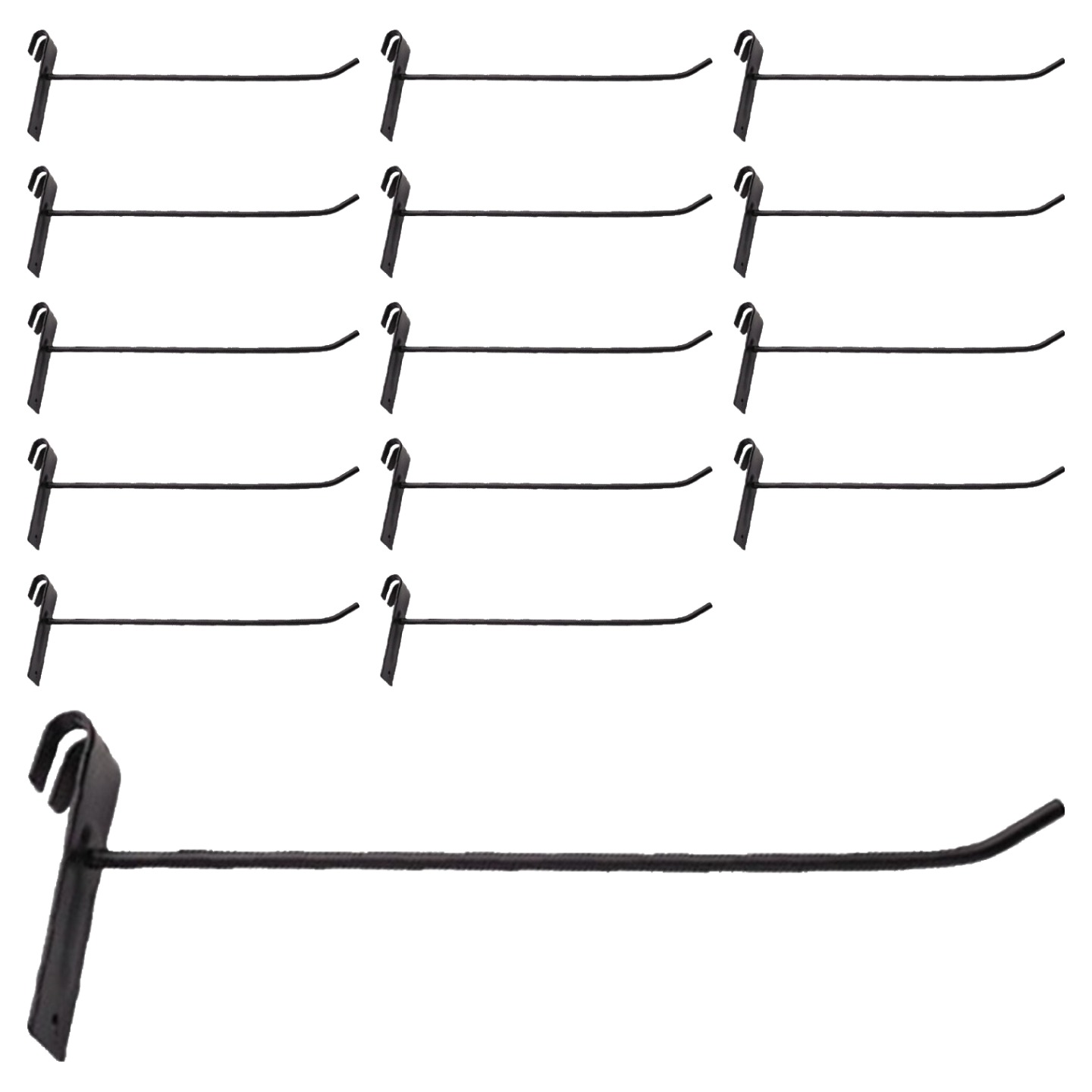 리브리카 무타공 철 망 진열대 상품걸이 후크 20cm, 블랙, 15개 7,970원
