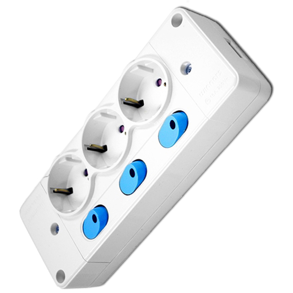 셀프 DIY 개별스위치 전기선없는 전기 콘센트 멀티탭 멀티텝 전기선 스위치달린 절전 노출 대기전력차단 접지, 1개 15,900원