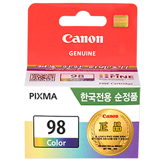 캐논 정품잉크 카트리지 CL-98, 컬러, 1개 27,700원