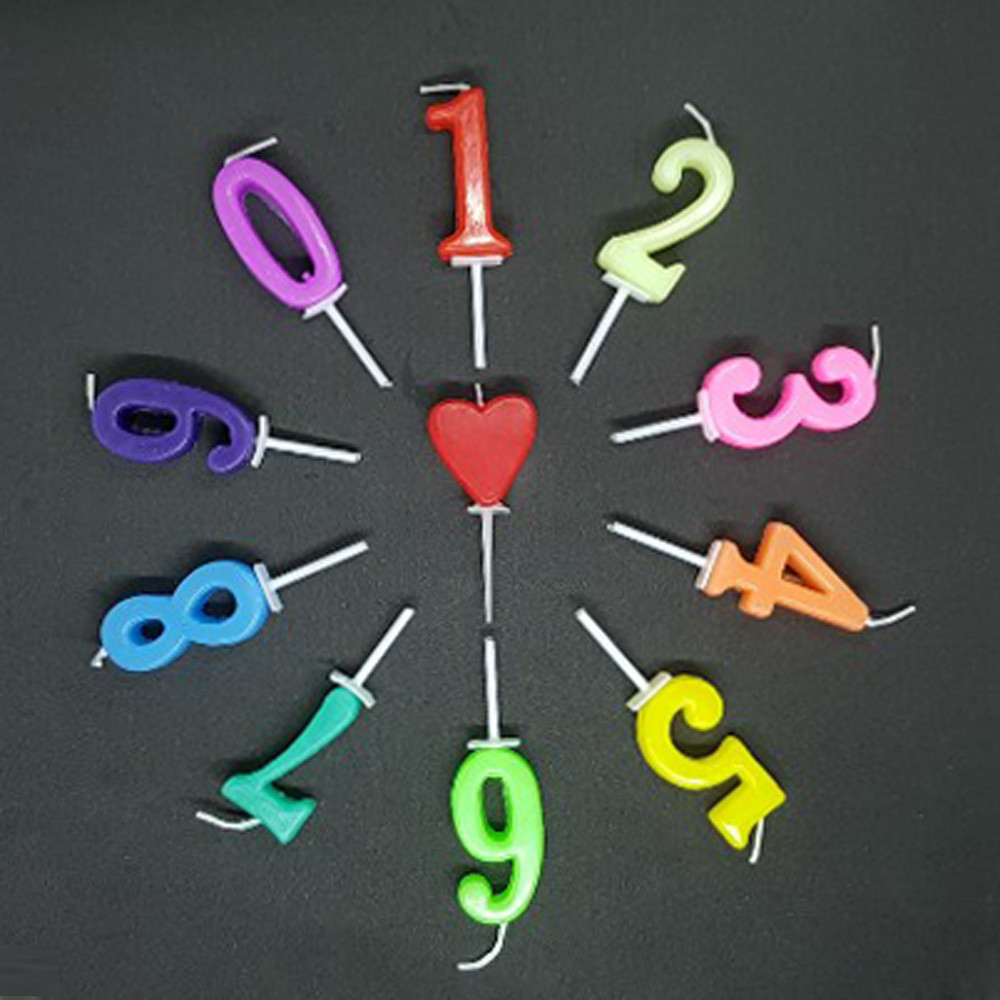 생일초 숫자초 이벤트 파티 케이크초 기념일초, 1개, 8번(pvc포장) 170원