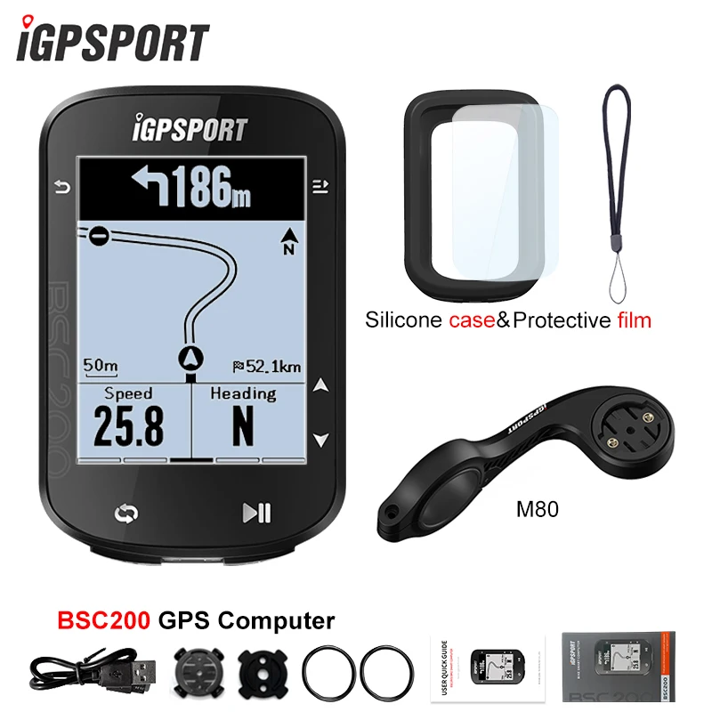 IGPSPORT BSC200 GPS 사이클 자전거 컴퓨터 무선 속도계 자전거 디지털 ANT + 경로 탐색 스톱워치 사이클링 98,100원
