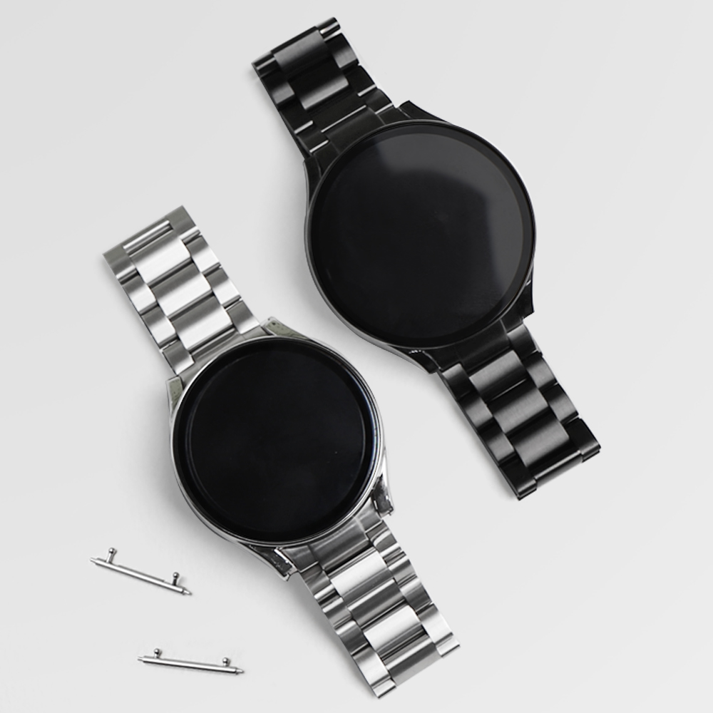 미소피아 갤럭시워치7 6 5 4 호환 프리미엄 메탈 스트랩 + 풀커버 강화유리 케이스 시계줄 밴드 날개형 14,900원