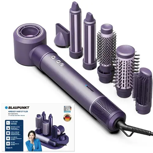 블라우풍트 에어이지 7IN1 헤어스타일러 퍼플 거치대포함, 1, BLP-HD8141PYL 퍼플 155,000원