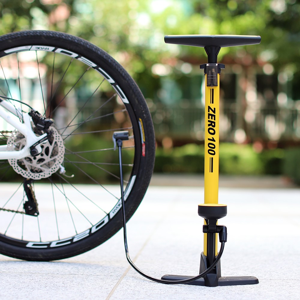 카모아 스탠딩 게이지 에어펌프(어댑터 4종) 자전거 손펌프 공기주입기 22,000원