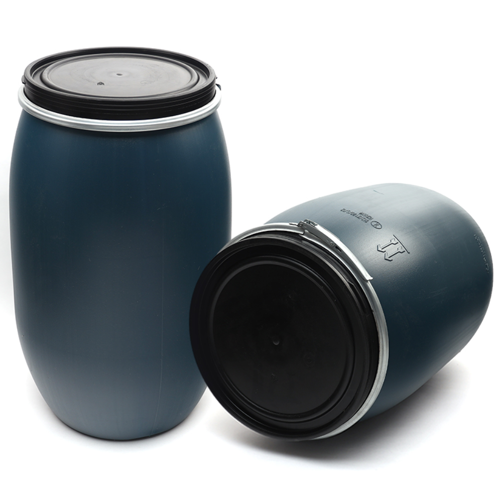 재생원료 새제품 120리터 PE 플라스틱 드럼통 난타통 젓갈통 발효통 화학용기 액비통, 1개 43,600원