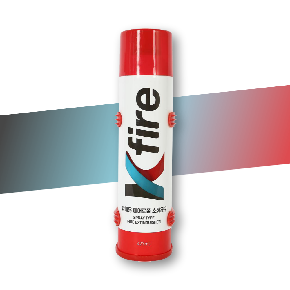 한국소방 에어로졸 차량용 가정용 휴대용 캠핑 K스프레이 소화기 레드 국가검정합격 15,300원