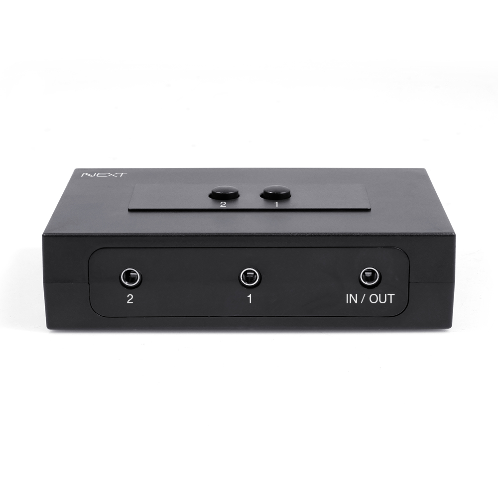 넥스트유 2대1 양방향 스테레오 수동 선택기, 양방향 스테레오 2:1선택기-{NEXT-2431ST}, {검정}, 1개 13,700원