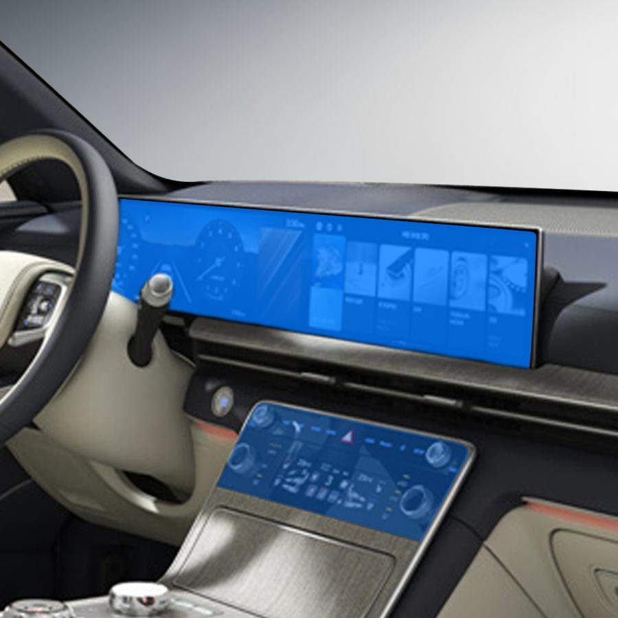 미르파크 GV80 페이스리프트 호환 파노라믹 디스플레이 풀커버 네비게이션 보호필름 38,500원