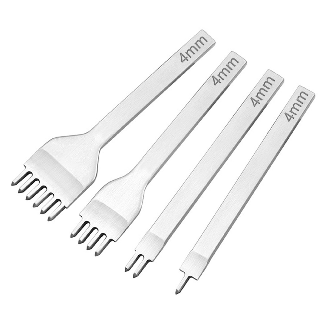 가죽공예 4종 치즐, 4mm 치즐세트 가죽수공도구 세트, 1개 9,900원