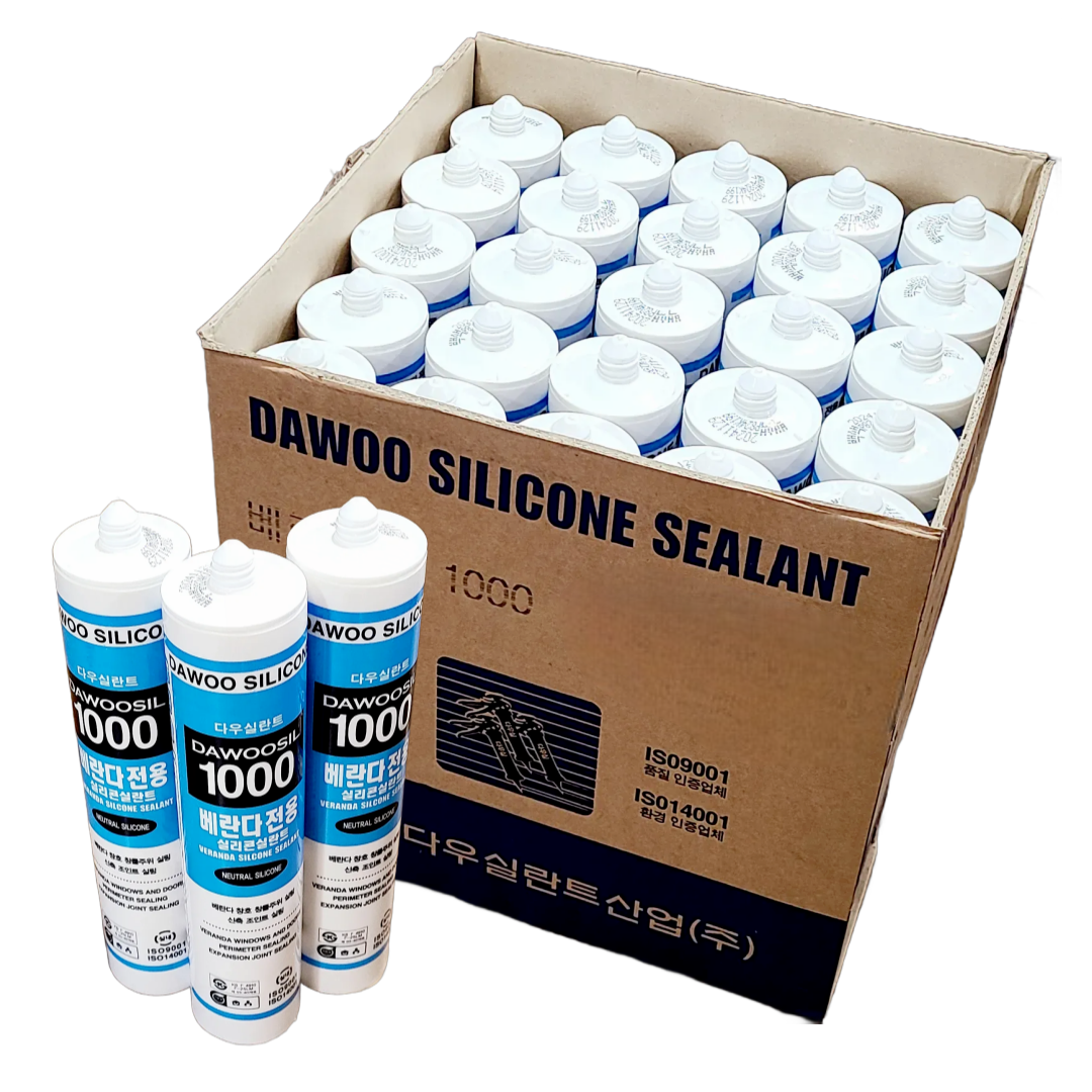 창틀용 실리콘 다우실 1000 창호 베란다 방수 , 회색 1박스 72,500원