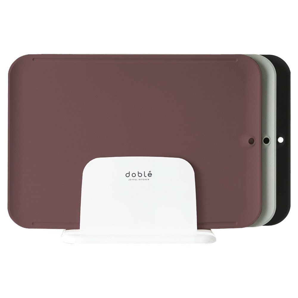 도블레 칼집 강한 항균 도마 세트, 1세트, 도마 3종 + 도마 스탠드 76,770원