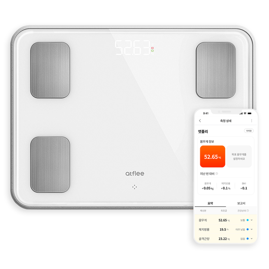 앳플리 와이더9 스마트 더블 스마트인 체중계, M89105, 화이트 39,030원
