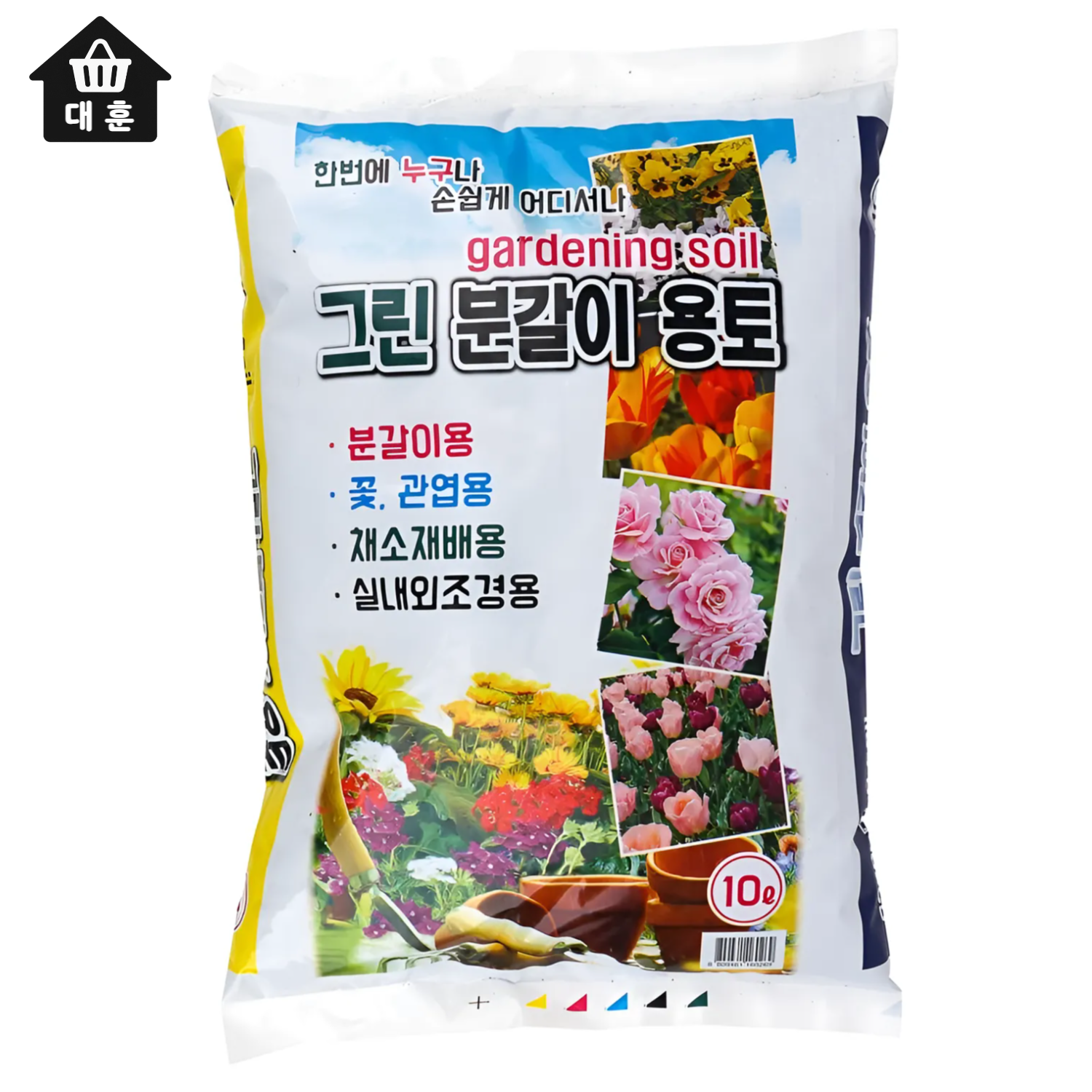 다육이흙 그린 분갈이 용토 10L, 현재가 9,900원