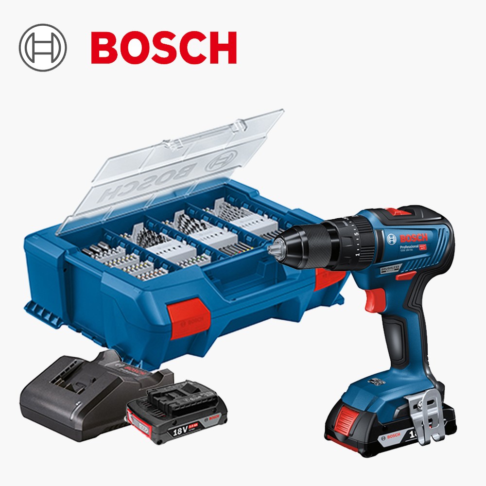 보쉬 임팩트 드릴 드라이버 100PCS 악세사리 세트 증정 GSB18V-55 18V 299,900원