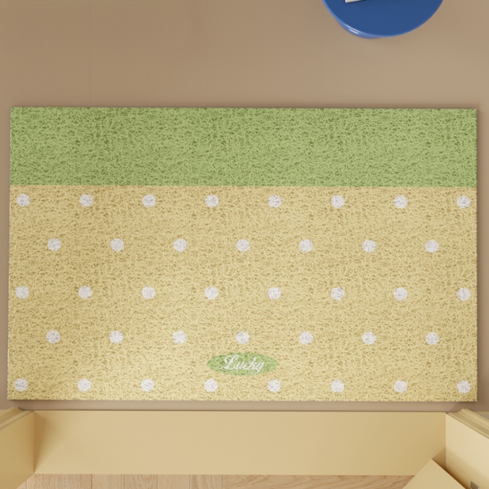 피어니스트 도트 배색 사각 현관 코일 발매트 21,600원