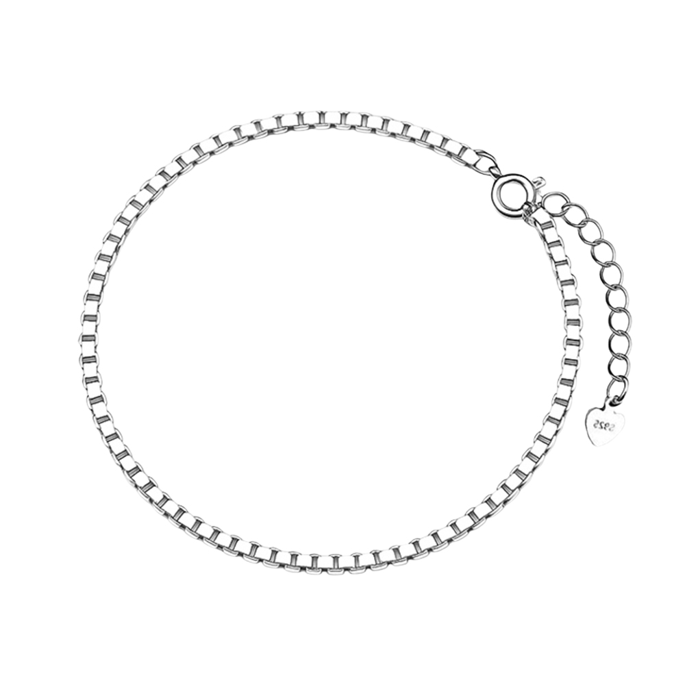 헤미안 실버 925 사각 체인 은 팔찌 HW250711 48,500원