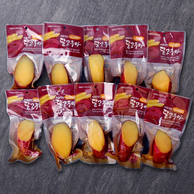달고구마 바로먹는 맛있게 꿀 찐 간편 고구마 해남산, 10팩, 120g 22,890원