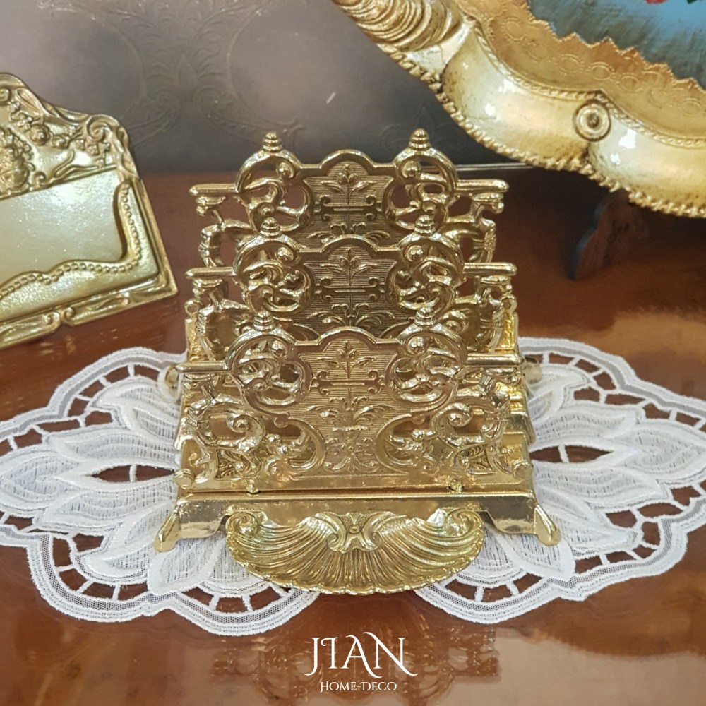 이태리 브라스 냅킨 홀더 케이스 꽂이 엔틱 인테리어 소품 테이블웨어 집들이선물 58,000원