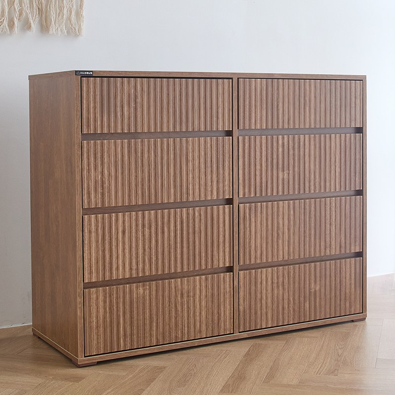 사월의가구 E0등급 친환경소재 3단 4단 서랍장 800 1000 1500 서랍장 템바보드 마스 서랍장, 월넛브라운(템바보드) 253,000원