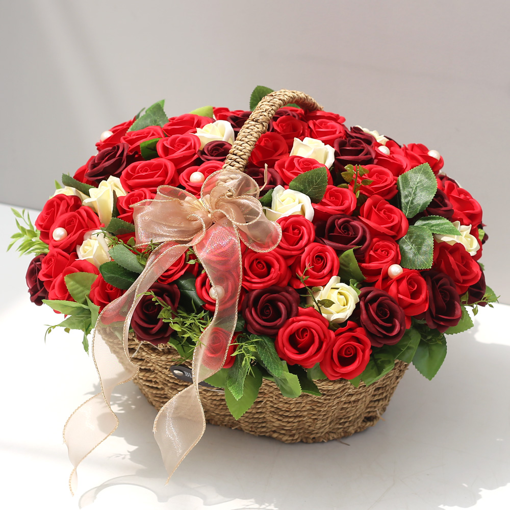 아침향기 장미 100p 꽃바구니 89,990원