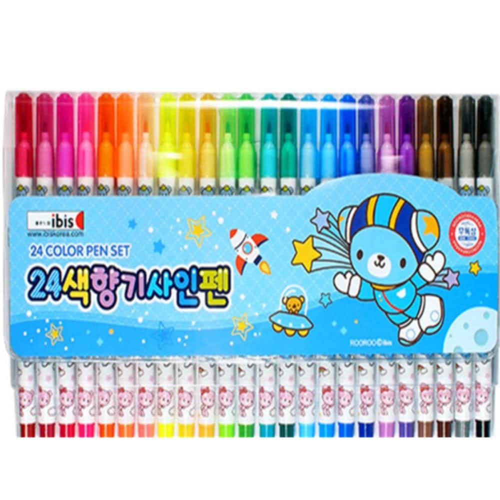 마스온 향기사인펜 24색 핑크 96개1박스 필기구캐릭터사인펜 479,600원
