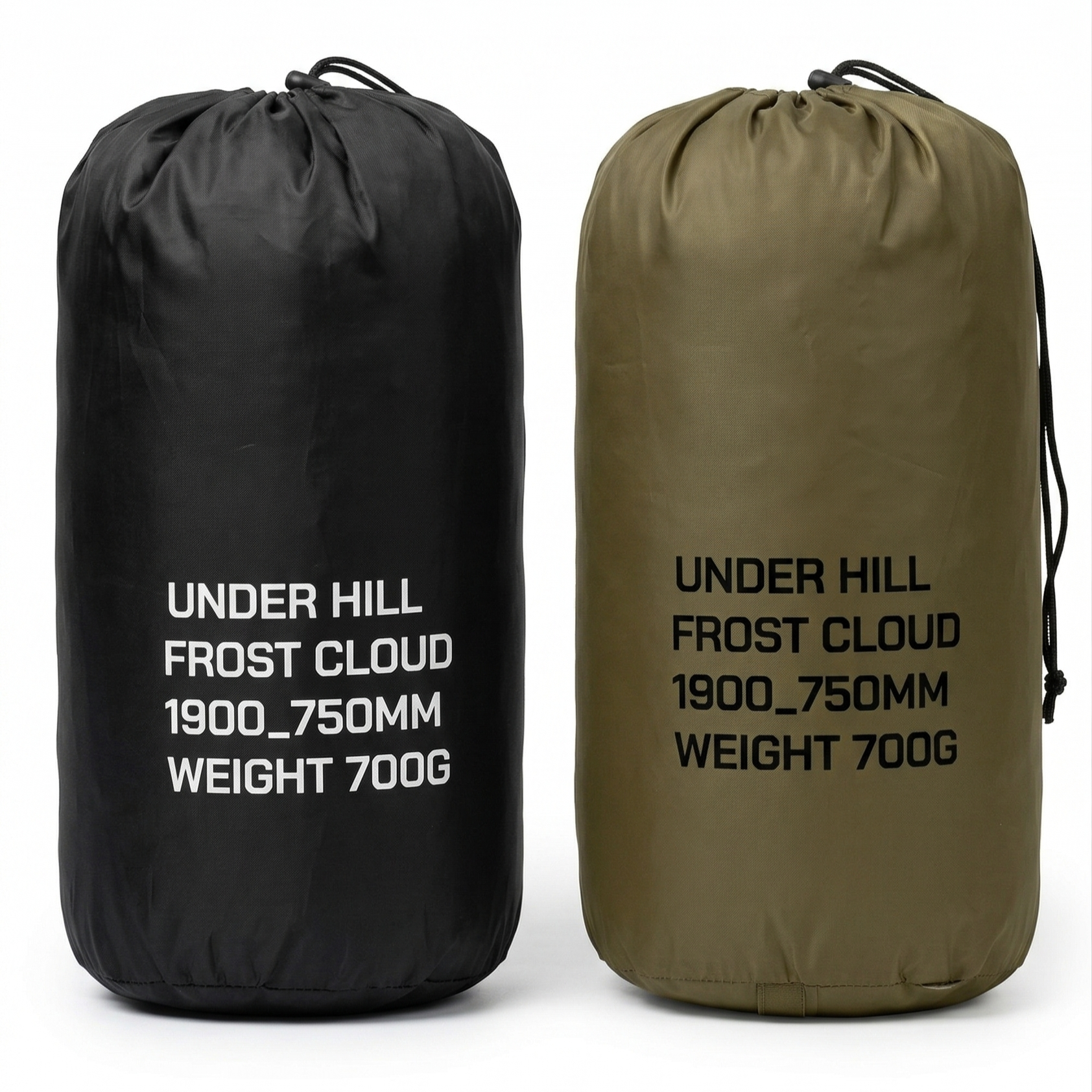 언더힐 삼계절 여름 경량 침낭 캠핑용 차박 이불, 미드나잇 블랙, 1개 21,900원