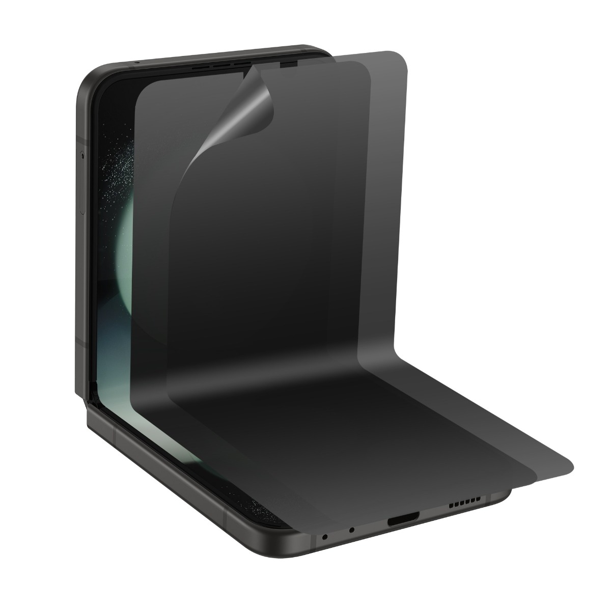 업그레이드된 갤럭시 Z플립6 플립5 플립7E 지문방지 고화질 사생활보호필름 내부 2매 11,060원