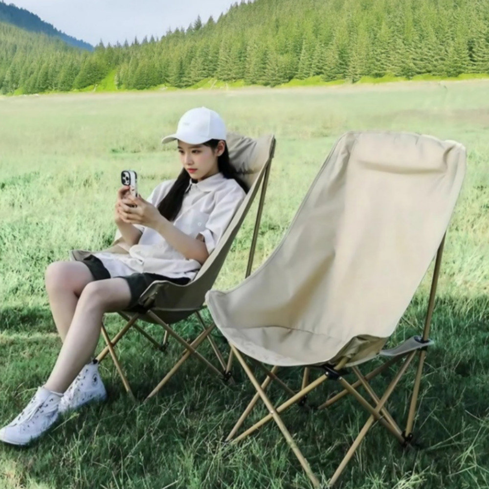 캠프텐버 아웃도어 릴렉스 접이식 캠핑 의자, 2개, 베이지 37,250원