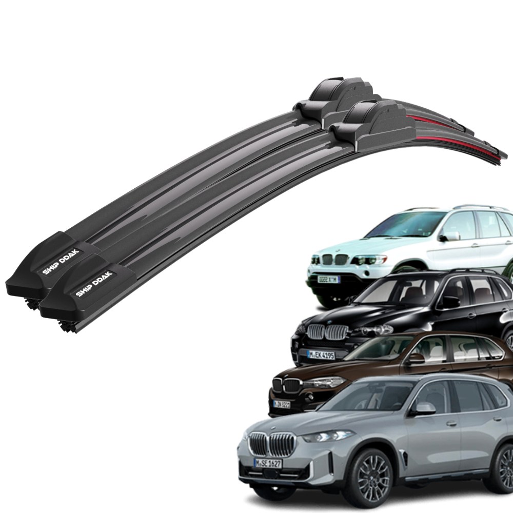 1+1 BMW X5 E53 E70 F15 F85 G05 전차종 순정 호환형 초밀착 와이퍼 윈도우 브러쉬 와이퍼블레이드 19,790원