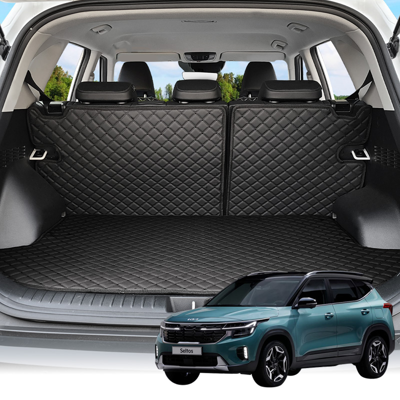 셀토스 전차종 퀼팅 트렁크매트 등받이매트 차박 QU, 현재가 47,500원