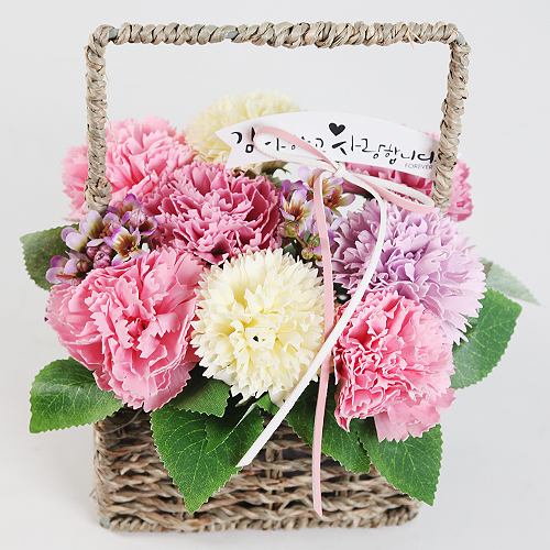 도시정원 조화 큐티 카네이션 바구니 9,560원