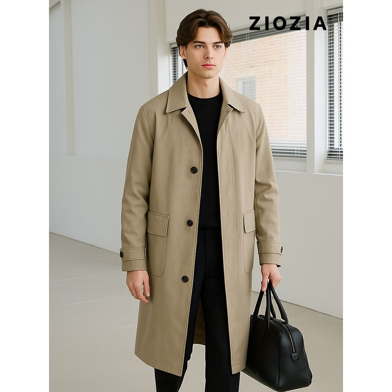 지오지아 히든버튼 오버핏 코트 AEC1CG1103 62,900원